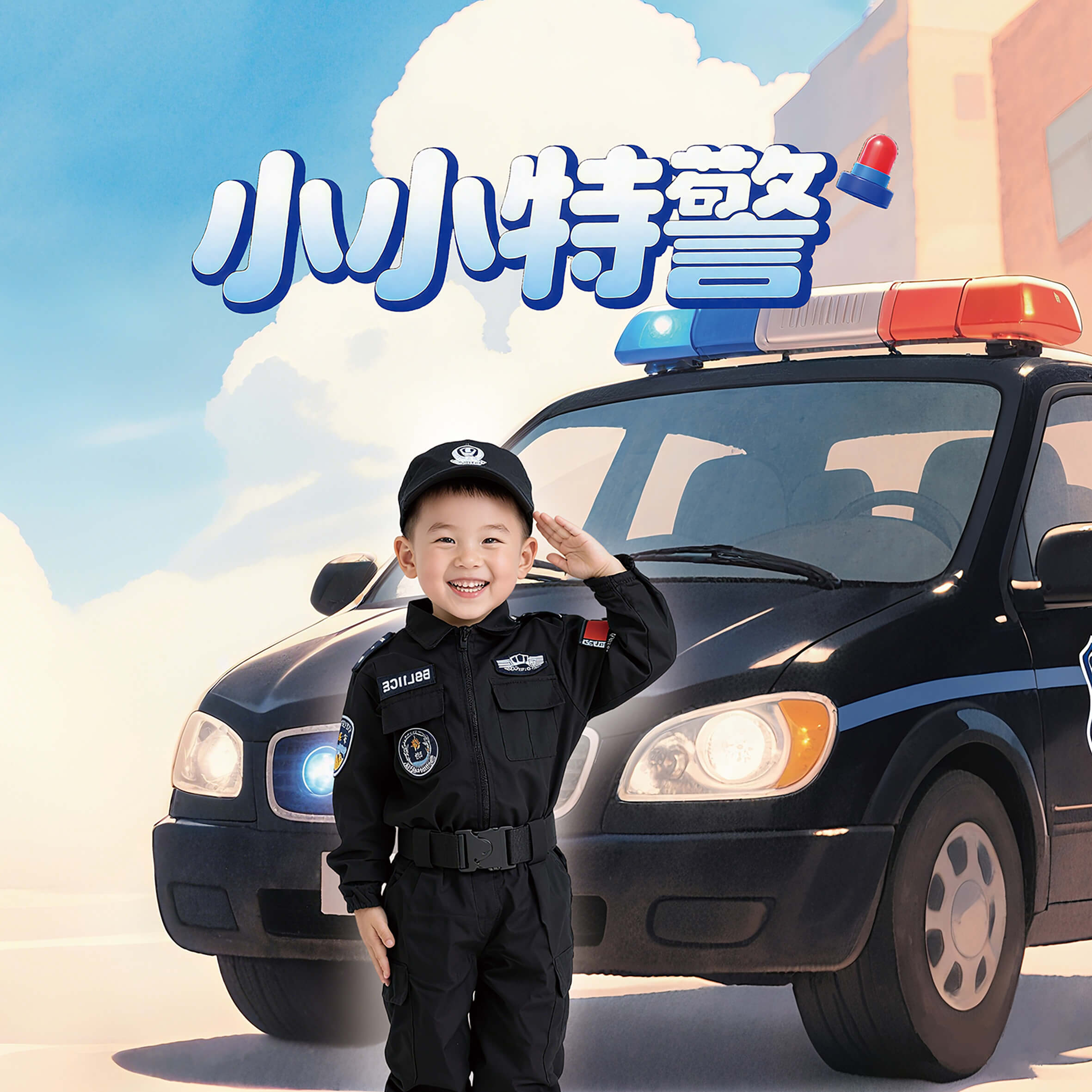 《小小特警》绘本封面